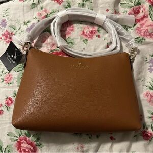 Kate Spade Warm Ginger Leather Crossbody Bag